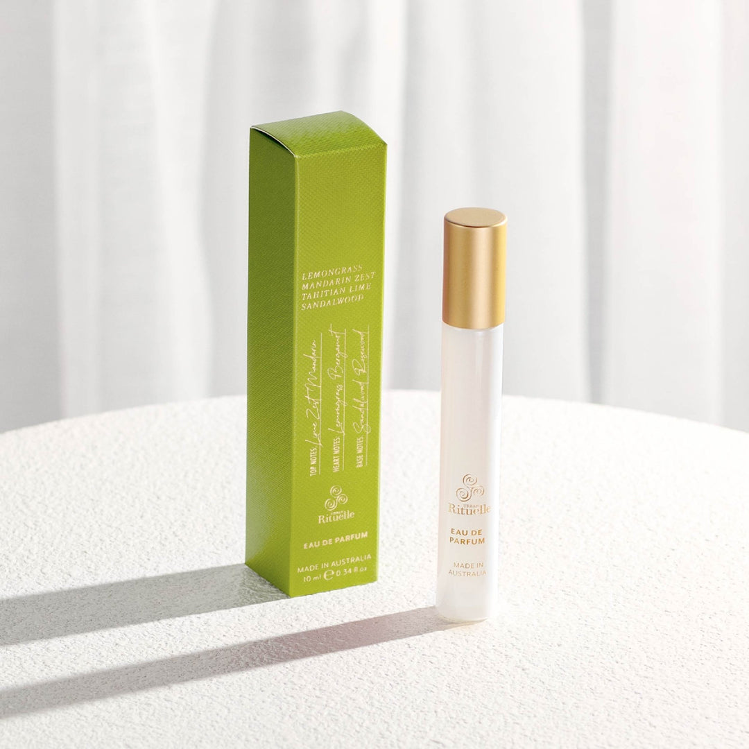 Lemongrass, Mandarin Zest, Tahitian Lime, Sandalwood Eau De Parfum | 10ml Perfume Urban Rituelle