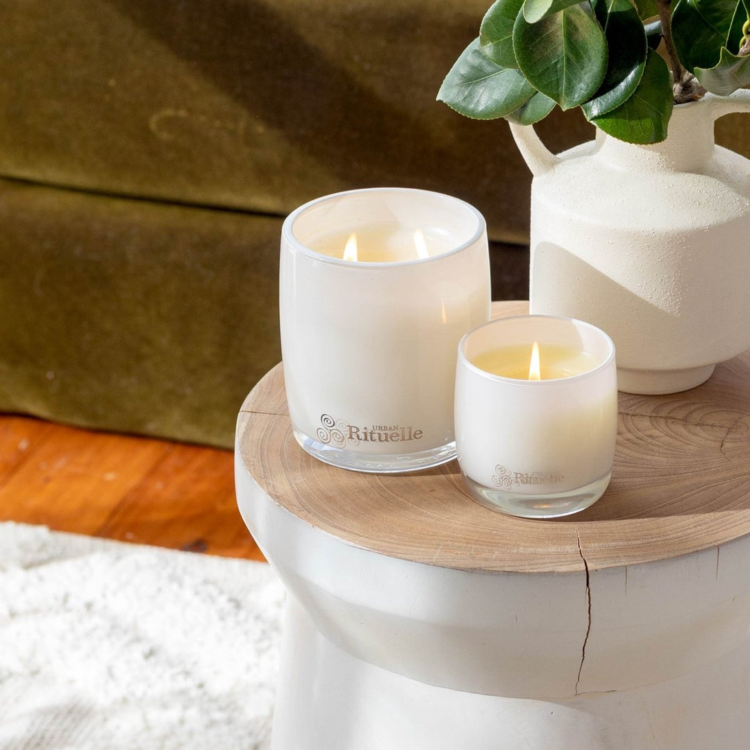 Lemongrass, Mandarin Zest, Tahitian Lime, Sandalwood Scented Soy Candle | 400gm Candle Urban Rituelle