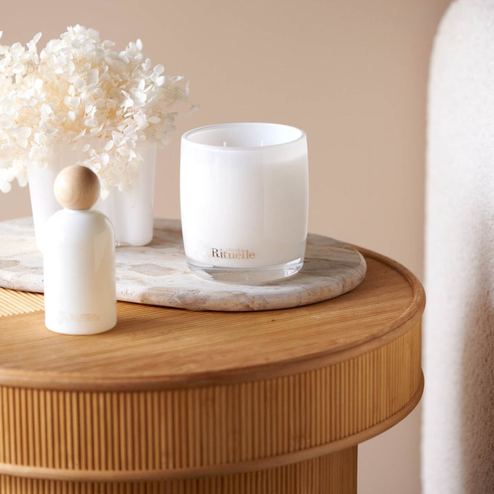 Lemongrass, Mandarin Zest, Tahitian Lime, Sandalwood Scented Soy Candle | 400gm Candle Urban Rituelle