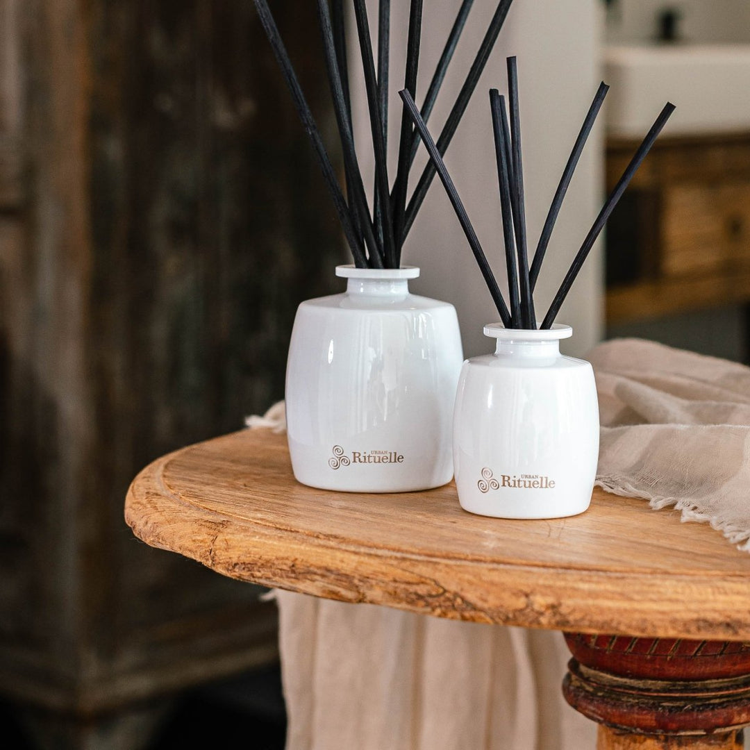Lemongrass, Mandarin Zest, Tahitian Lime, Sandalwood<br> Mini Fragrance Diffuser Set | 90ml Diffuser Urban Rituelle