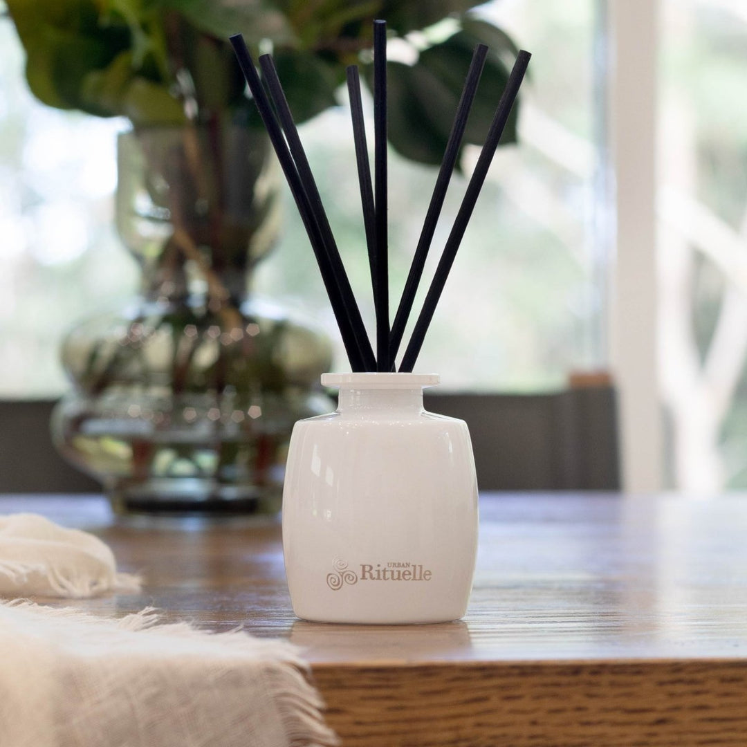 Lemongrass, Mandarin Zest, Tahitian Lime, Sandalwood<br> Mini Fragrance Diffuser Set | 90ml Diffuser Urban Rituelle