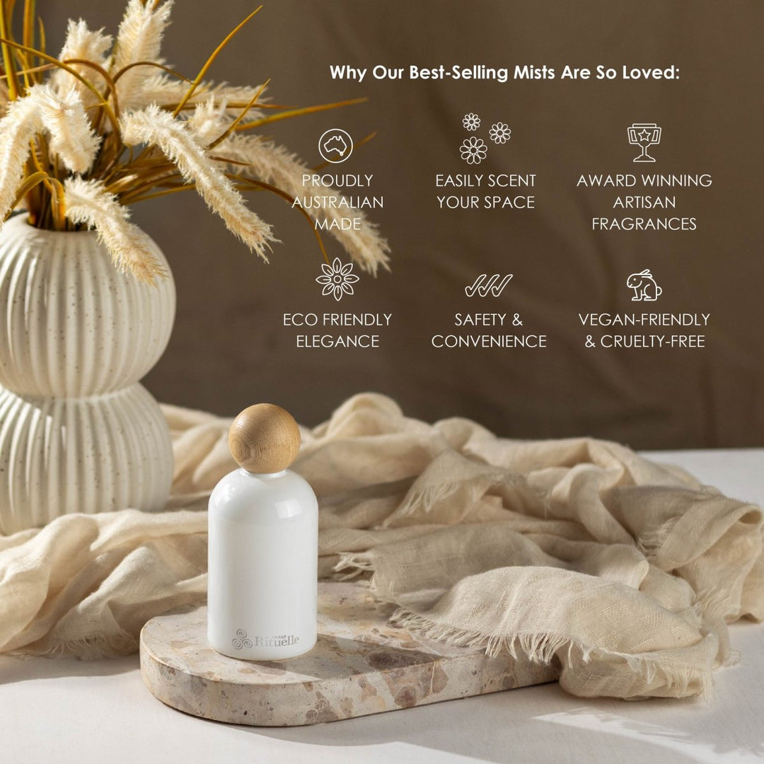 Lemongrass, Mandarin Zest, Tahitian Lime, Sandalwood<br> Room & Linen Mist | 100ml room mist Urban Rituelle