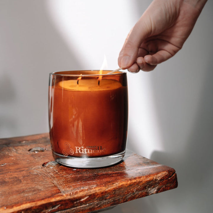 Lemongrass, Neroli & Lime<br> Aromatherapy Soy & Coconut Wax Candle | 400gm Candle Urban Rituelle