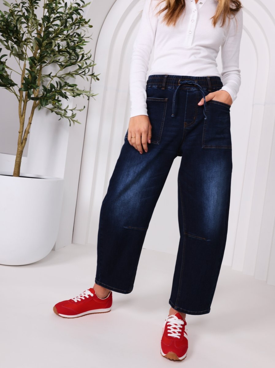 Leo Barrel Jeans - Ink Jean Monaco Jeans