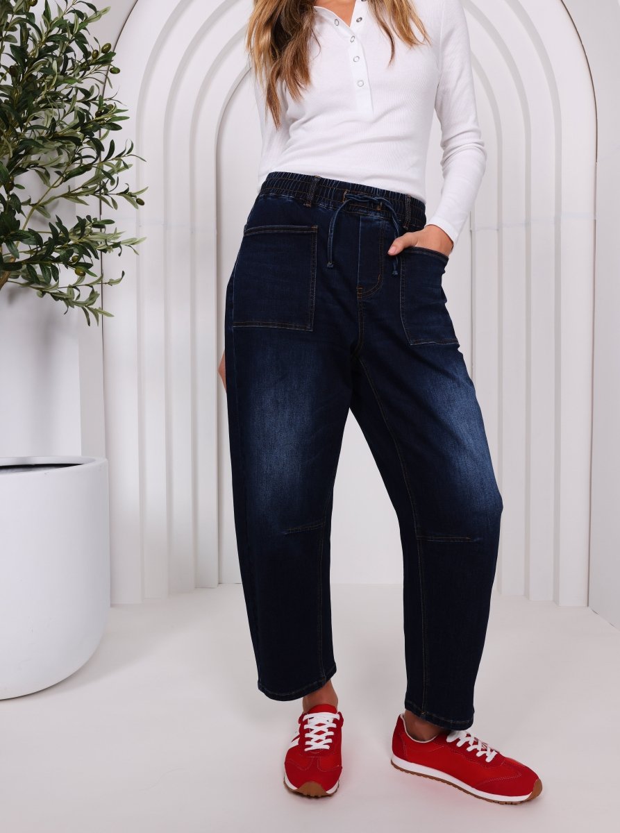 Leo Barrel Jeans - Ink Jean Monaco Jeans