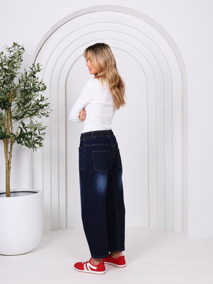 Leo Barrel Jeans - Ink Jean Monaco Jeans
