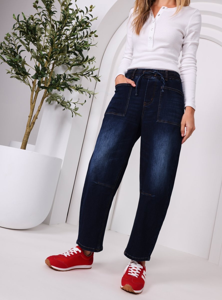 Leo Barrel Jeans - Ink Jean Monaco Jeans