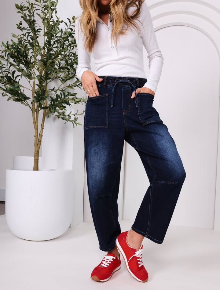 Leo Barrel Jeans - Ink Jean Monaco Jeans
