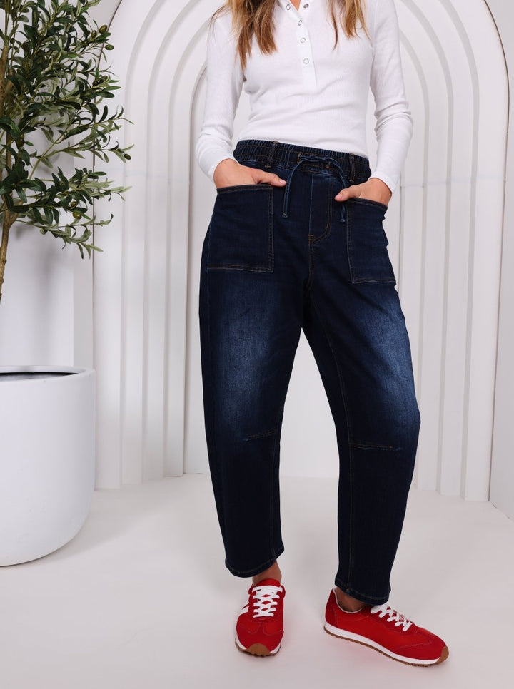 Leo Barrel Jeans - Ink Jean Monaco Jeans