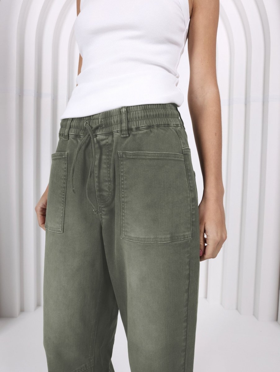 Leo Barrel Jeans - Khaki Jean Monaco Jeans