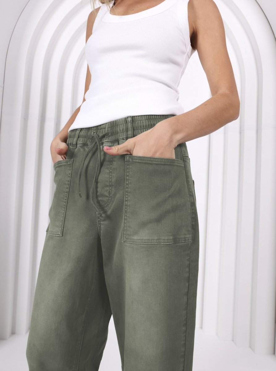 Leo Barrel Jeans - Khaki Jean Monaco Jeans
