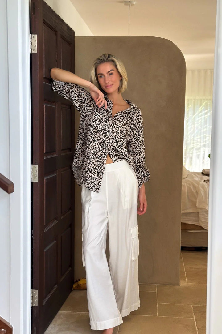 leopard - The Boyfriend Shirt Leopard Shirt Hut
