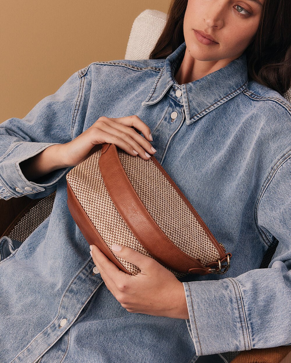 Leyton Crossbody - Raffia - Stanleyandstone