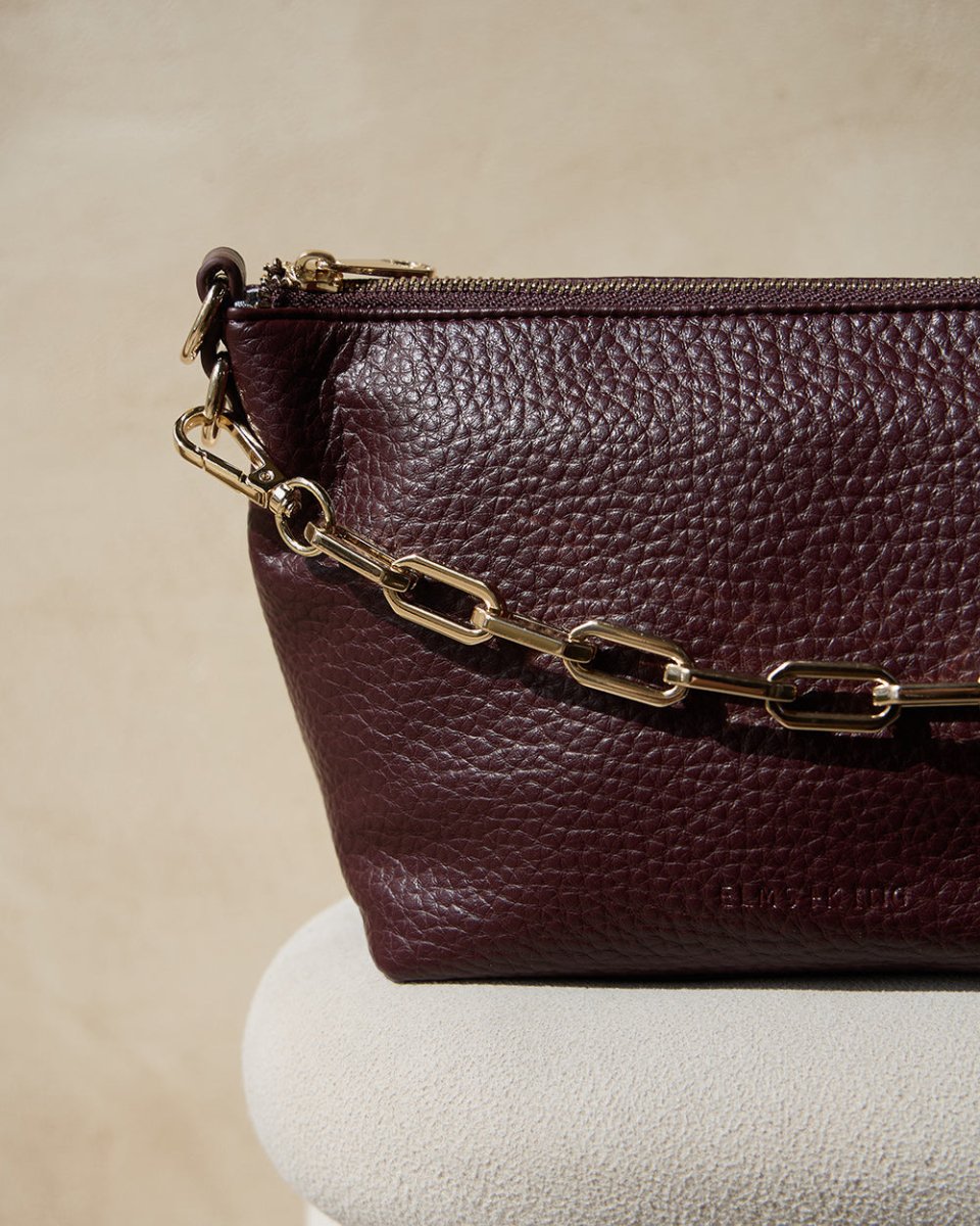 Leyton Crossbody - Wine Handbag Elms and King