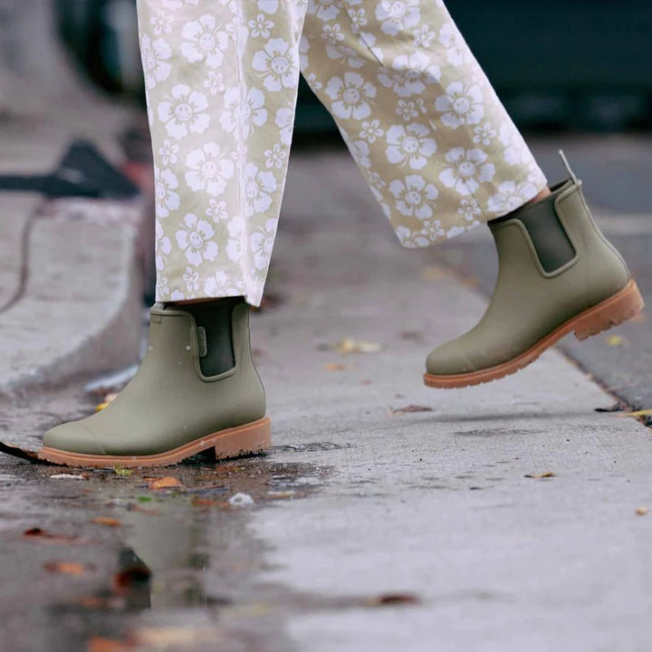 Merry People Bobbi Gumboot - Khaki Gumboot Merry People
