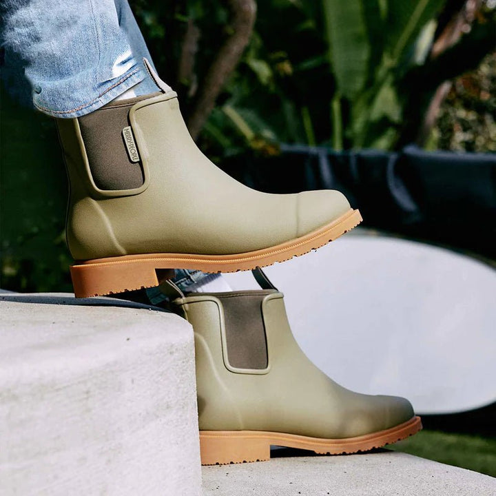 Merry People Bobbi Gumboot - Khaki Gumboot Merry People
