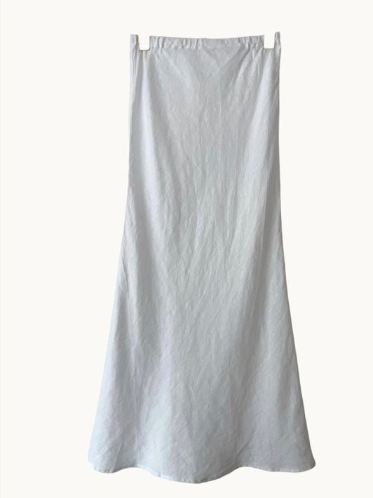 Linen Slip Skirt - White skirt Little Lies