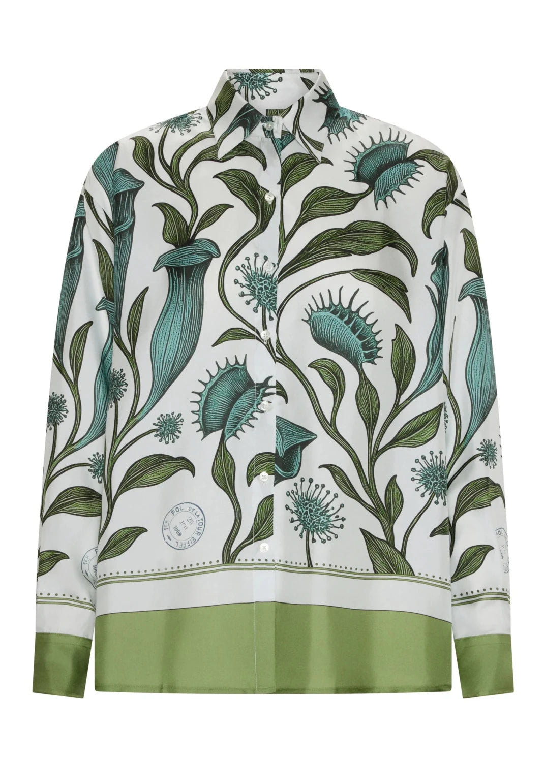 Linne Shirt - Linne Border print - Stanleyandstone