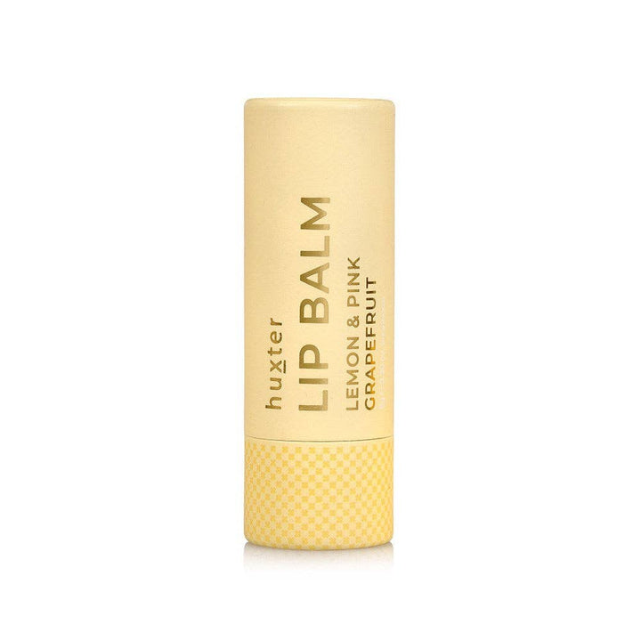 Lip Balm - Lemon &amp; Pink Grapefruit - Pale Yellow - 9gm Huxter