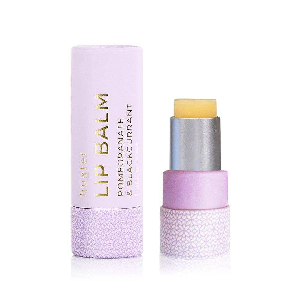 Lip Balm - Pomegranate & Blackcurrant - Mauve - 9gm Huxter