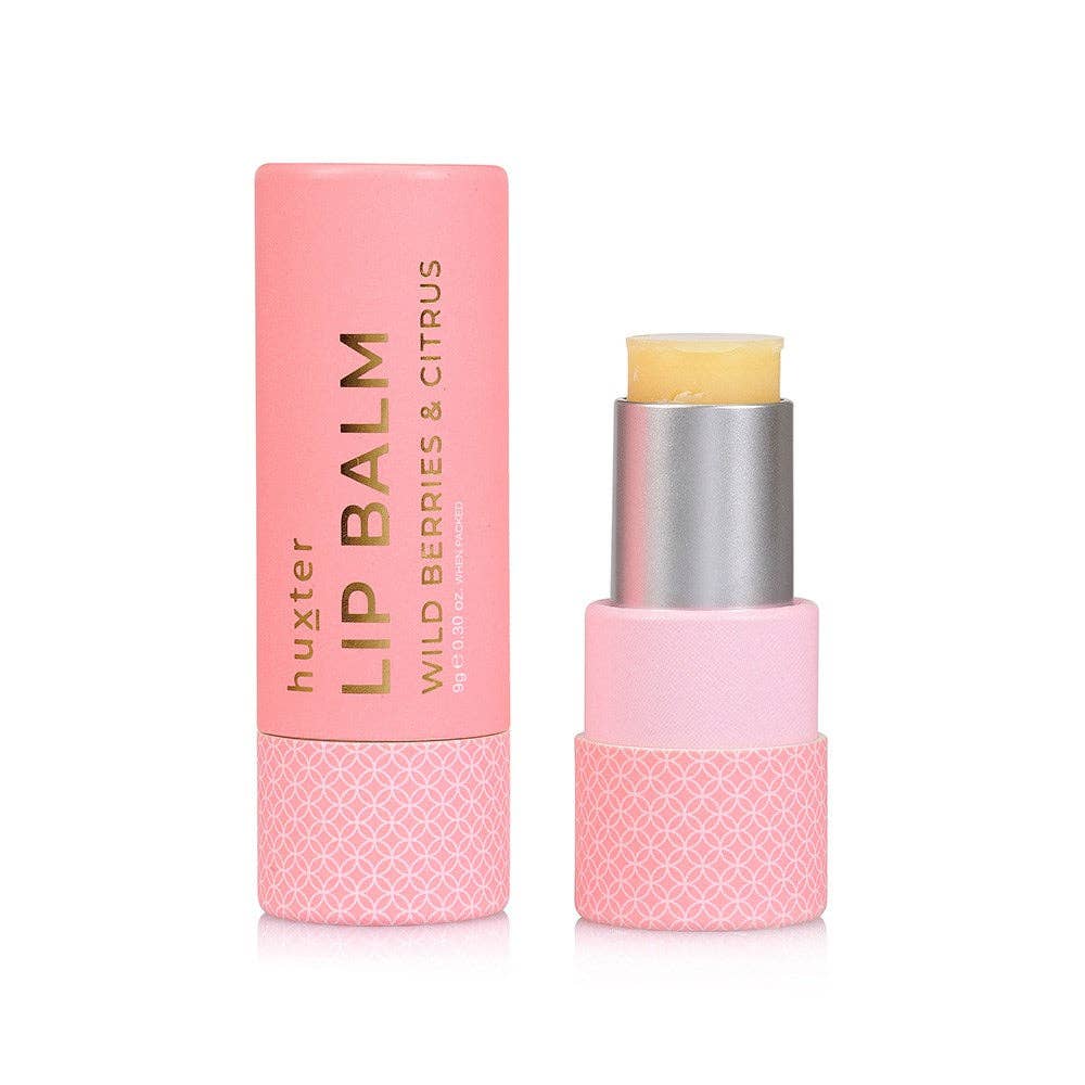Lip Balm - Wild Berries & Citrus - Pale Pink - 9gm Huxter