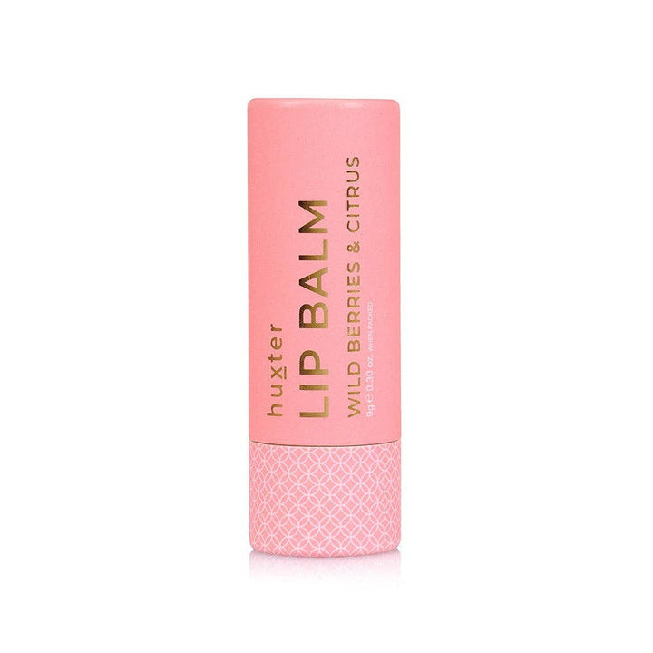 Lip Balm - Wild Berries &amp; Citrus - Pale Pink - 9gm Huxter