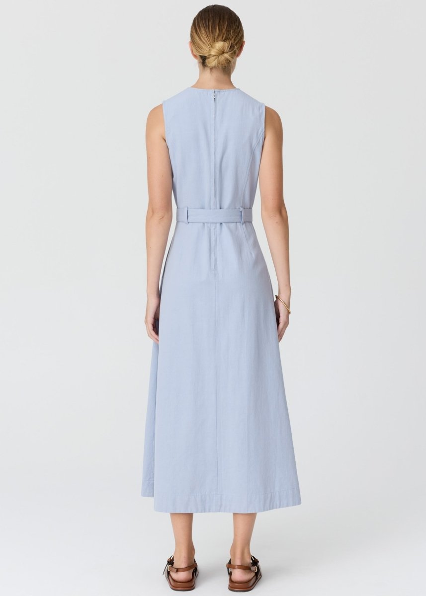Lira Belt Dress blue - Stanleyandstone