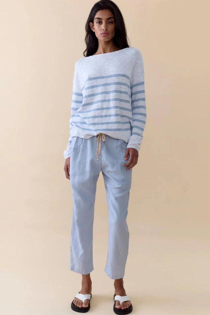 Lux Linen Pants - Chambray
