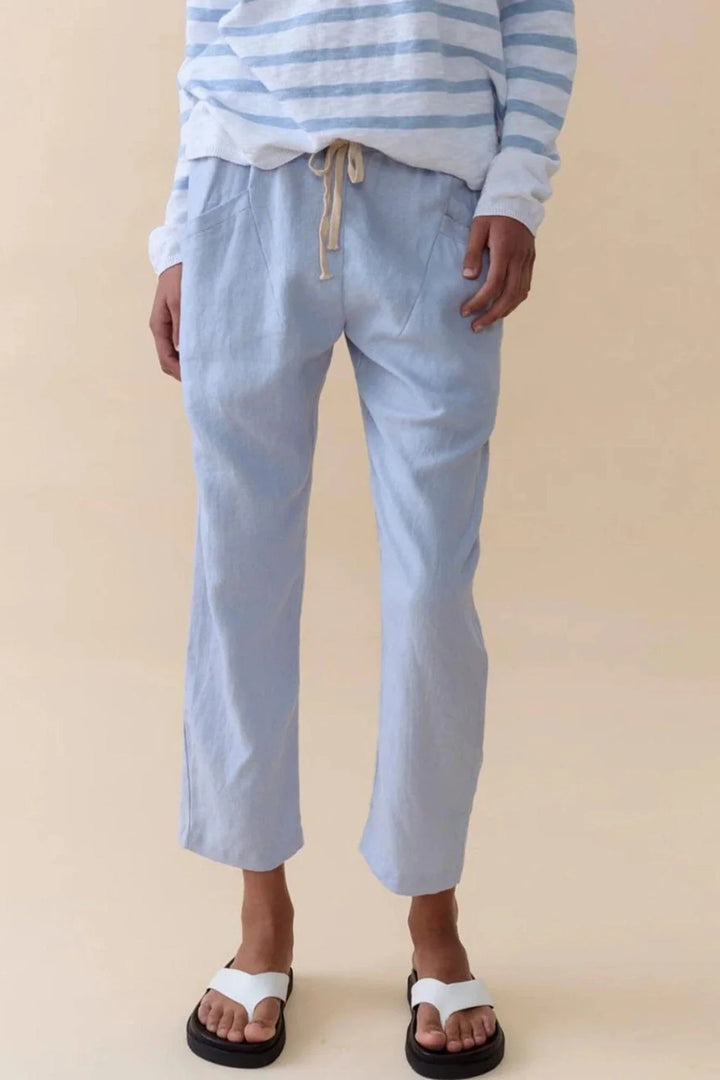 Lux Linen Pants - Chambray