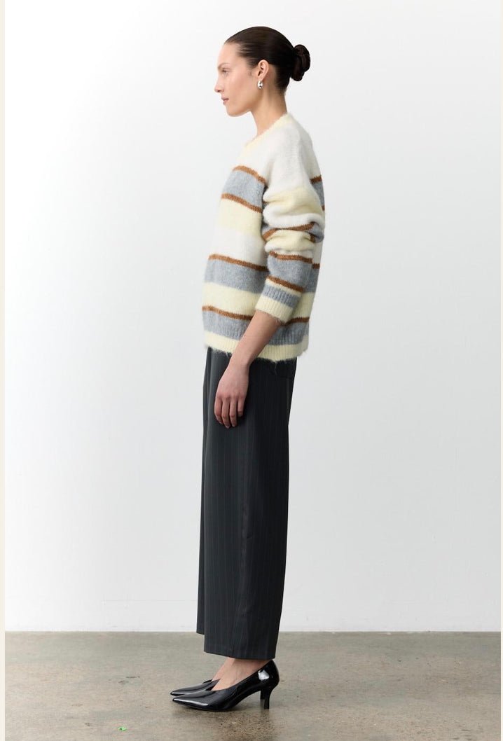 Little Lies Penelope Barrel leg trouser - pinstripe pant Little Lies