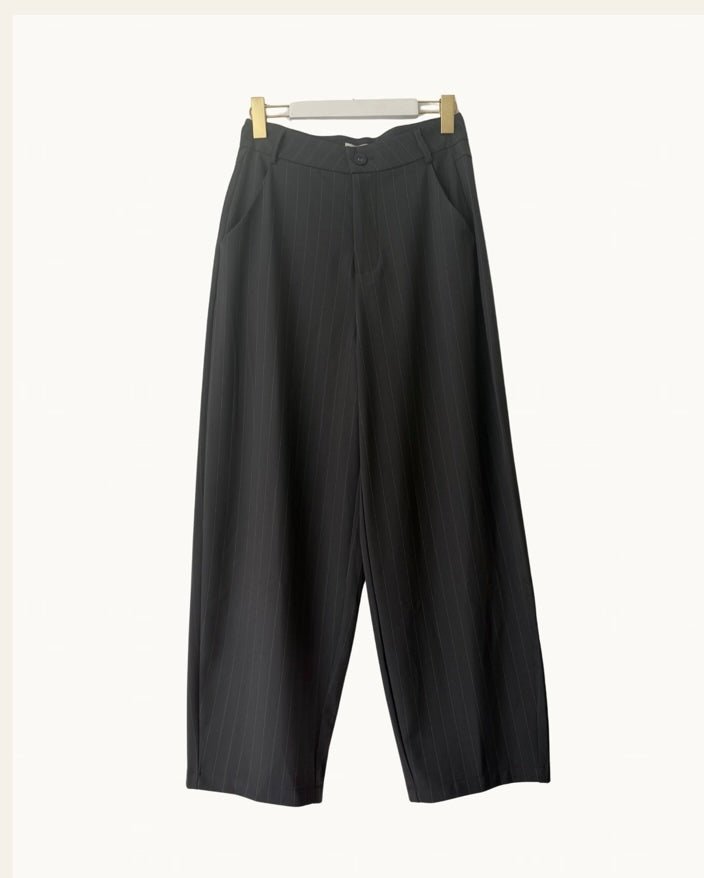 Little Lies Penelope Barrel leg trouser - pinstripe pant Little Lies