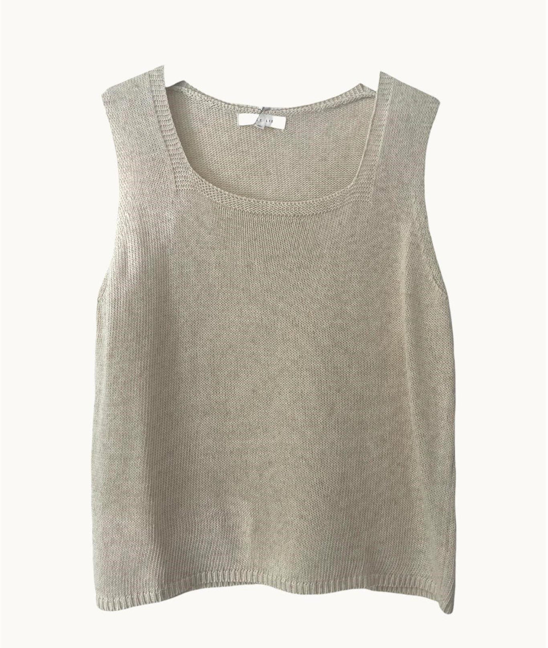 Little lies Square Neck Tank - Natural Tee shirt Little Lies