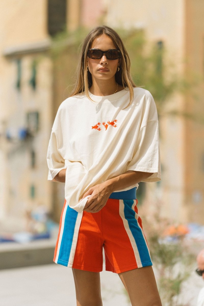 Lobster Oversized Tee Natural Araminta James