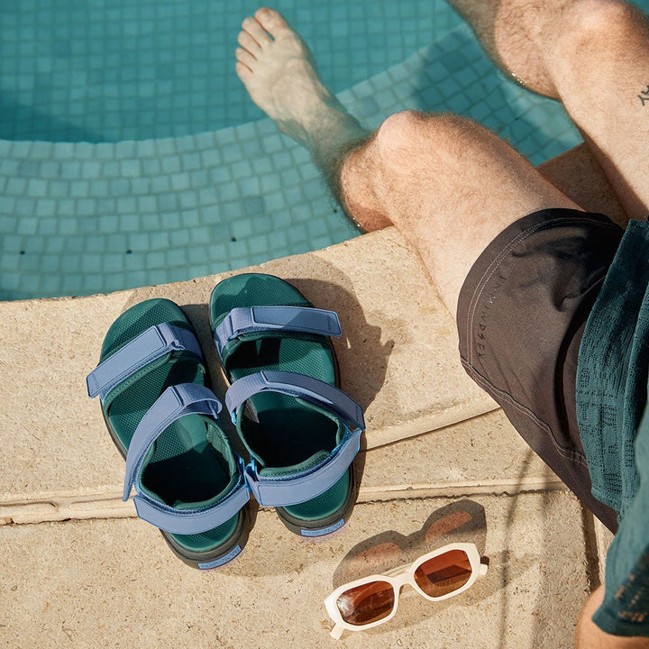 Lochie Sandal // Ocean Evergreen - Stanleyandstone
