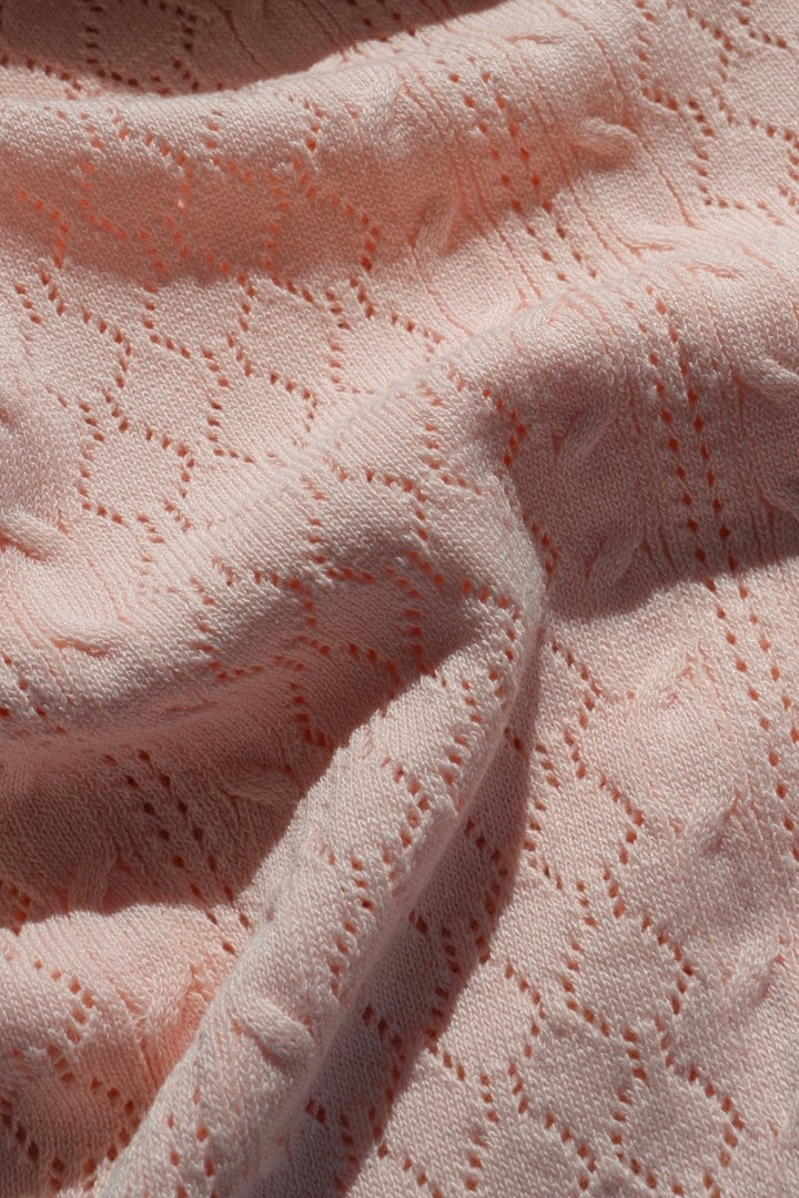 Lollys Laundry Alaia Polo Knit - Light Pink - Stanleyandstone