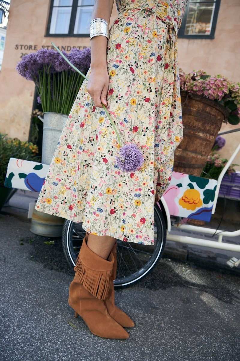 Lollys Laundry Blake Midi Dress - Flower Print - Stanleyandstone