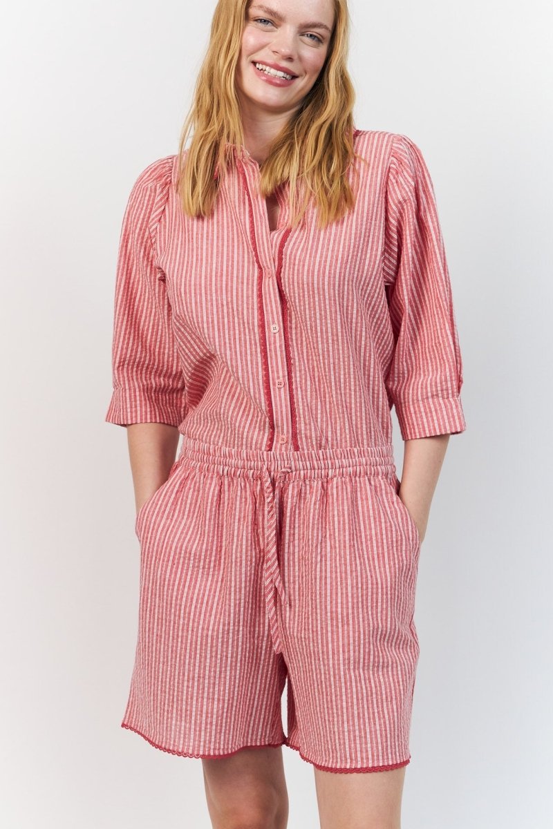 Lollys Laundry Bono Shirt - Red - Stanleyandstone