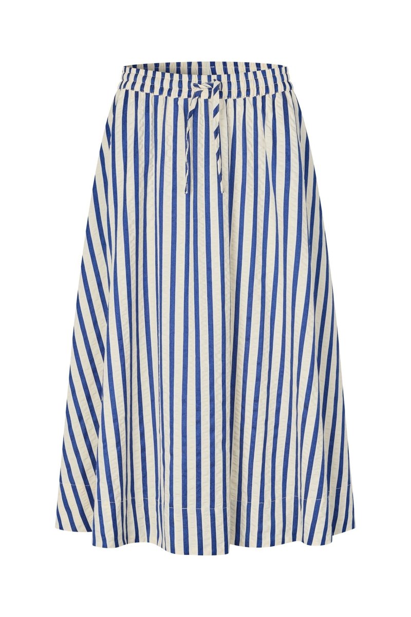 Lollys Laundry Bristol Midi Skirt - Blue - Stanleyandstone