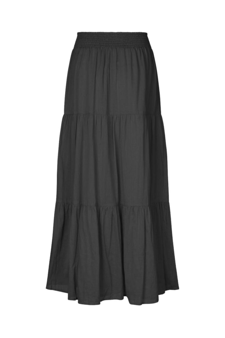 Lollys Laundry Diamond Maxi Skirt - Washed Black - Stanleyandstone