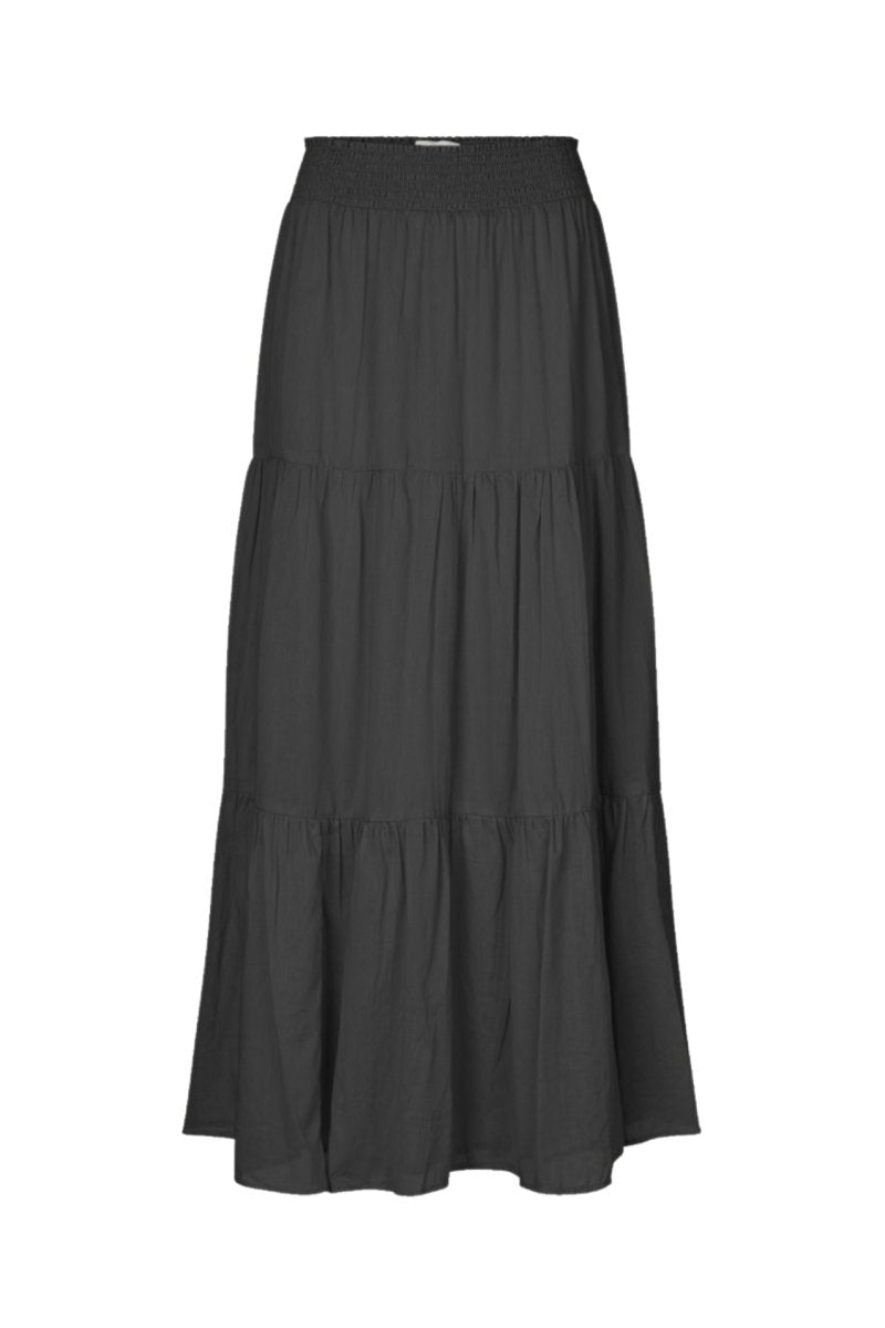 Lollys Laundry Diamond Maxi Skirt - Washed Black - Stanleyandstone
