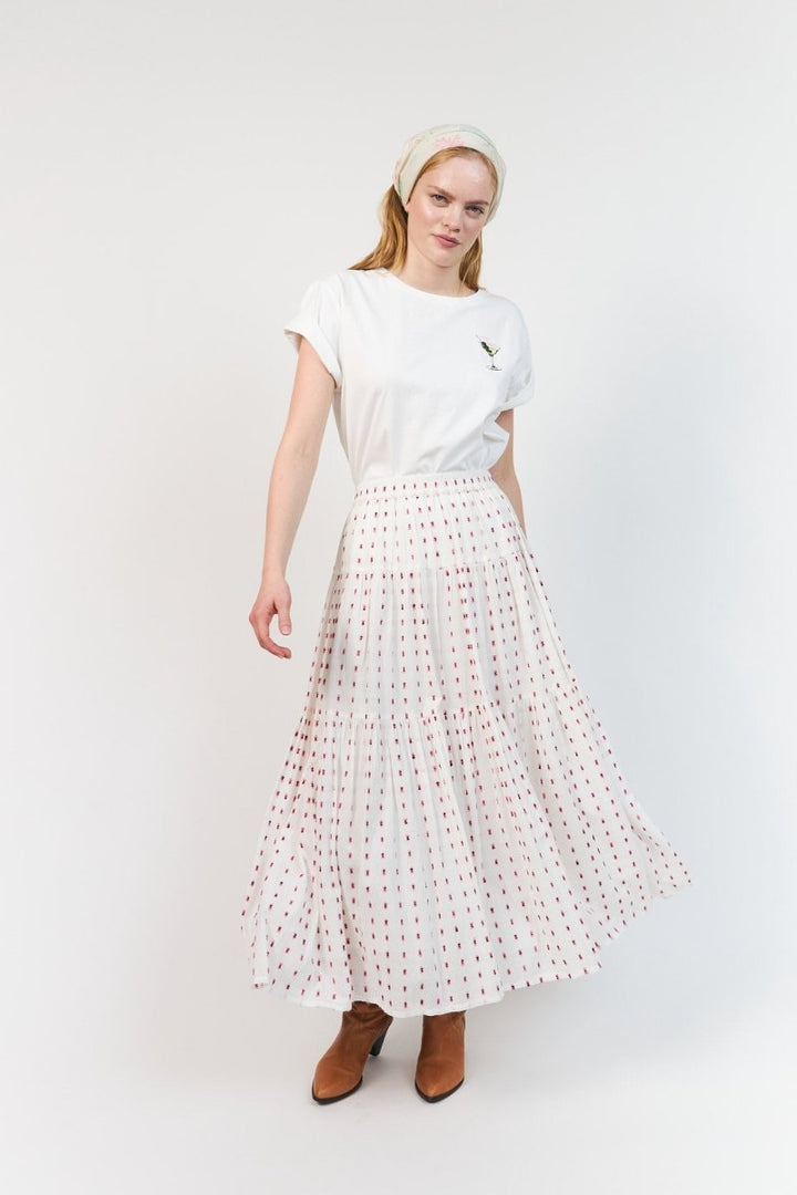 Lollys Laundry Eleanor T-Shirt - White - Stanleyandstone