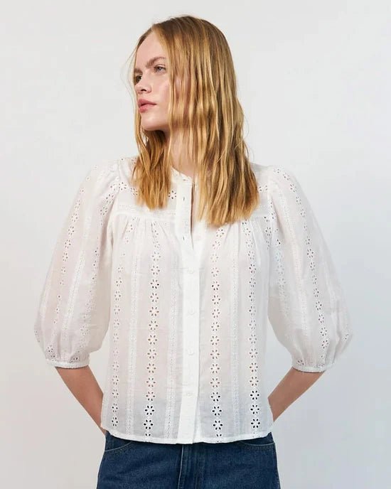 Lollys Laundry June Shirt - White - Stanleyandstone