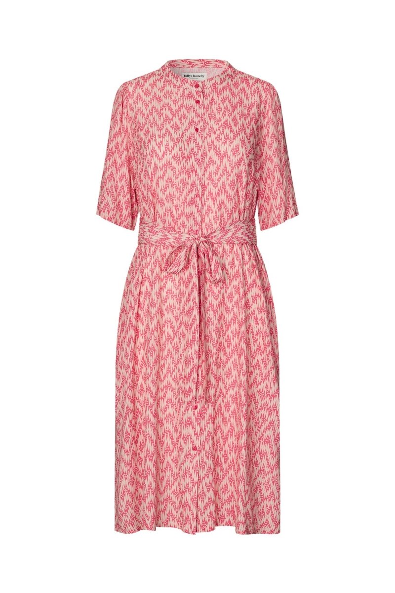 Lollys Laundry Mata Midi Dress - Pink - Stanleyandstone