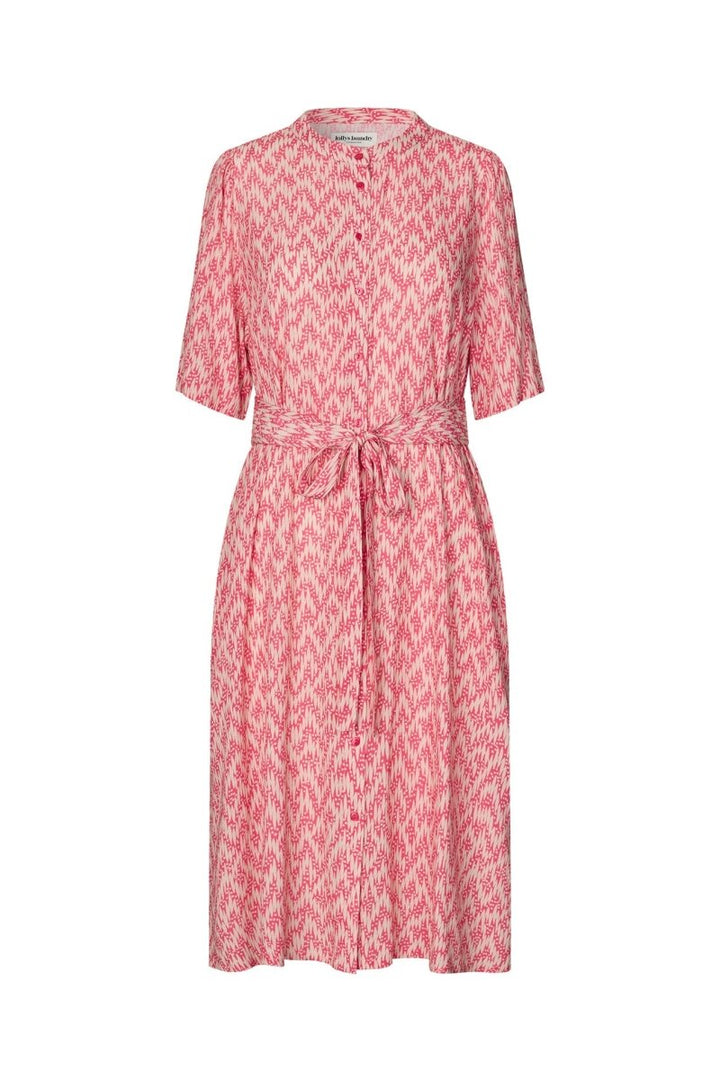 Lollys Laundry Mata Midi Dress - Pink - Stanleyandstone