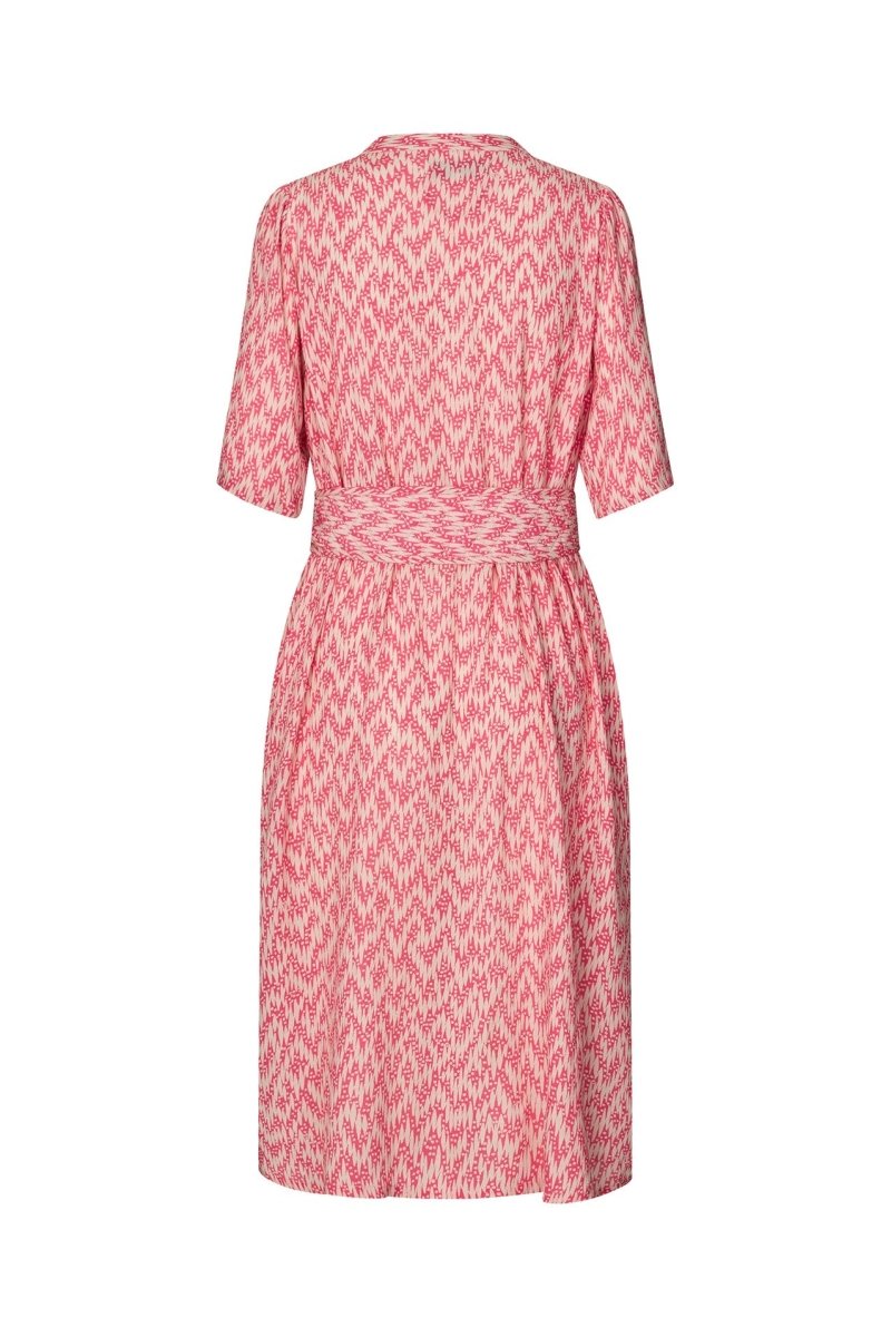 Lollys Laundry Mata Midi Dress - Pink - Stanleyandstone