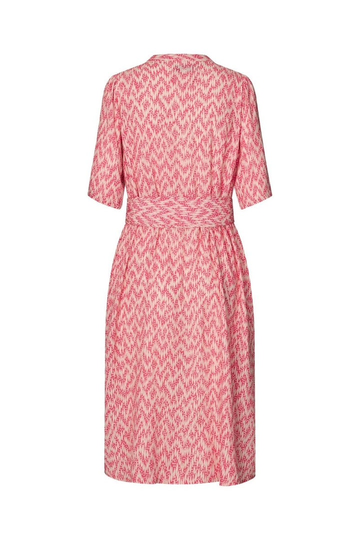 Lollys Laundry Mata Midi Dress - Pink - Stanleyandstone