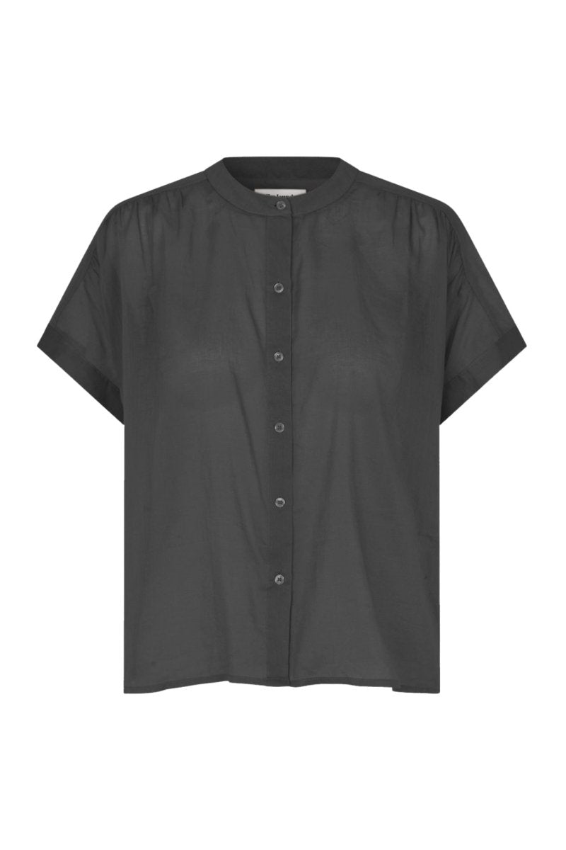 Lollys Laundry Mya Shirt - Washed Black - Stanleyandstone