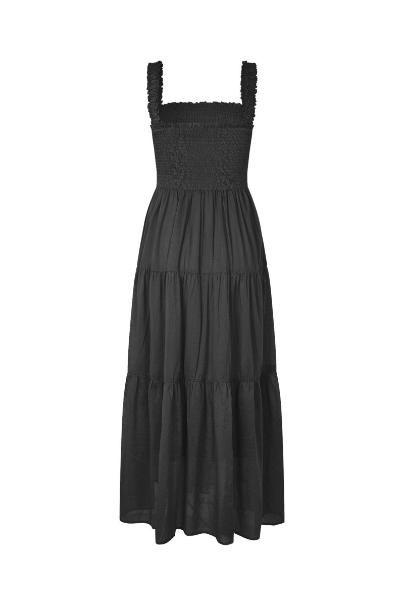 Lollys Laundry Nuda Maxi Dress - Washed Black - Stanleyandstone