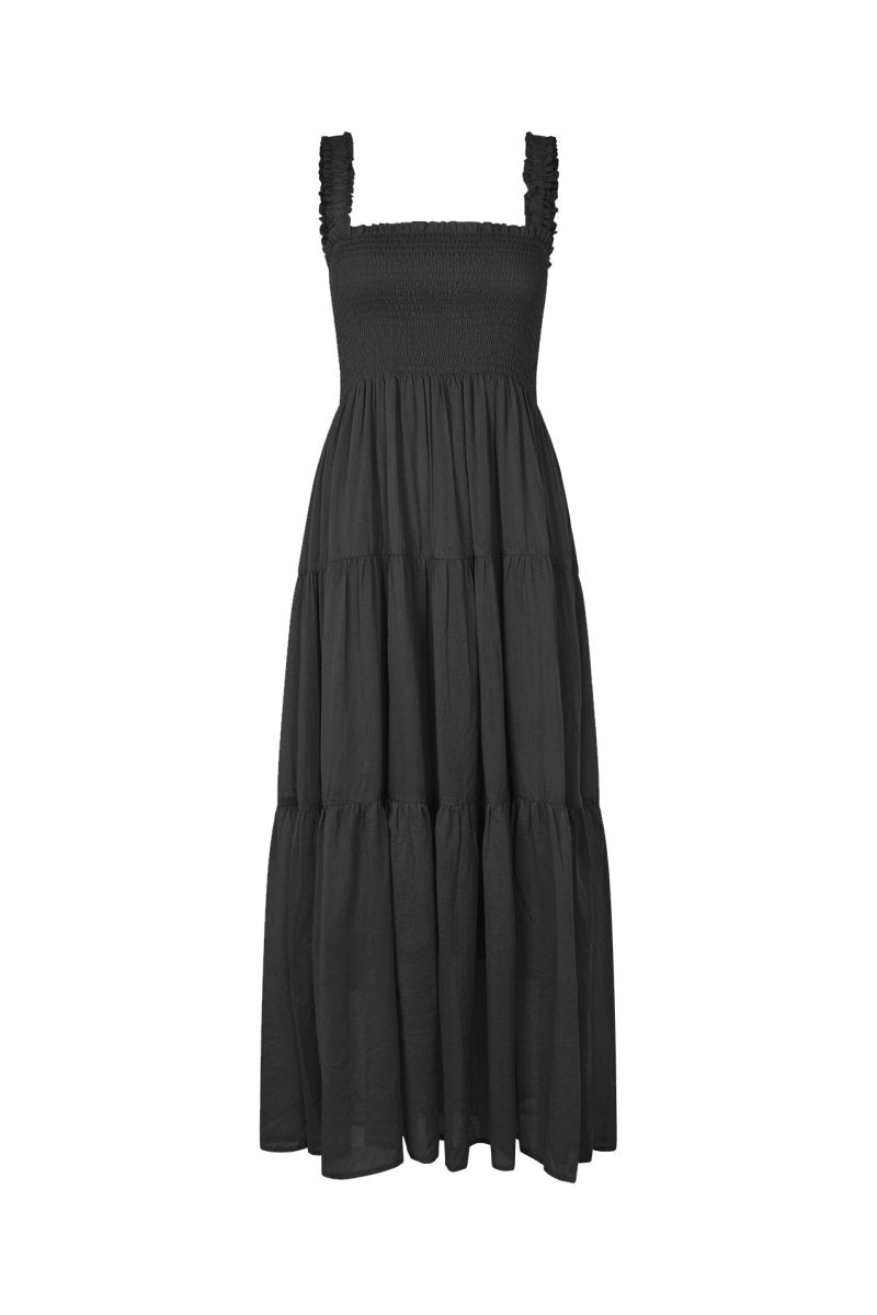 Lollys Laundry Nuda Maxi Dress - Washed Black - Stanleyandstone