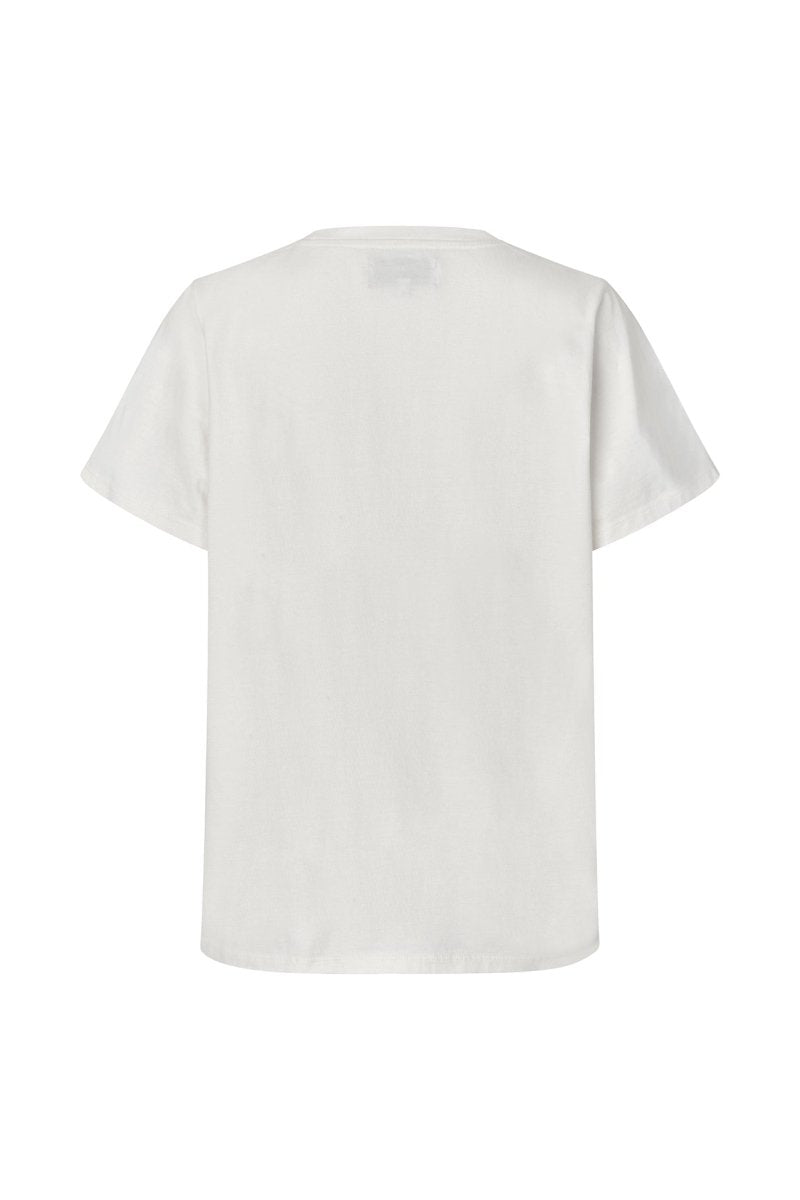 Lollys Laundry Roma Flying High T-Shirt - White - Stanleyandstone